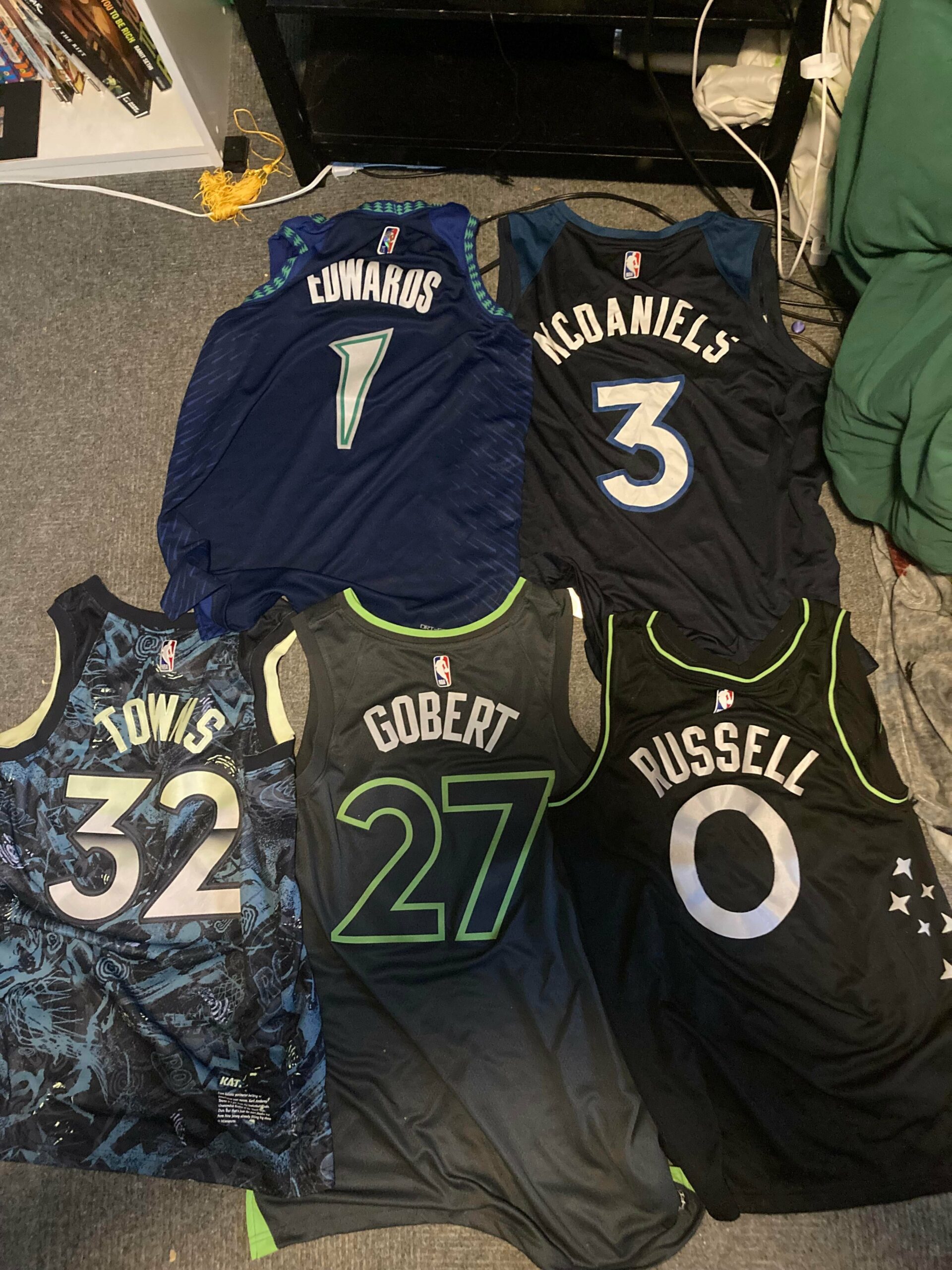 After Christmas morning I have all 5 starters jerseys LOVENBA