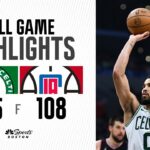 FULL GAME HIGHLIGHTS: Celtics DOMINATE Clippers with 145-108 win on the road
