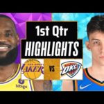 Los Angeles Lakers vs Oklahoma City Thunder Full Highlights 1st QTR| Dec 23| 2023 NBA Regular Season