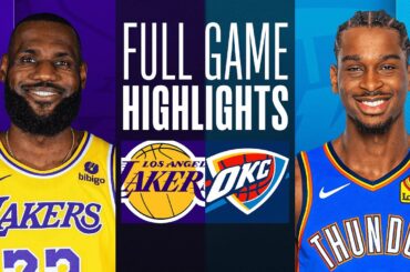LAKERS at THUNDER | FULL GAME HIGHLIGHTS | December 23, 2023