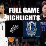 San Antonio Spurs vs Dallas Mavericks Full Game  Highlights | December 24, 2023