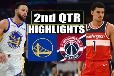 Golden State Warriors vs Washington Wizards 2nd QTR Game  Highlights | December 22, 2023