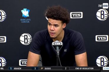 Cam Johnson talks team contributions leading to Nets win