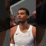 This is how Wemby injured his ankle during warmups 😔