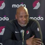 Chauncey Billups Postgame Interview | Portland Trail Blazers 106, Golden State Warriors 126