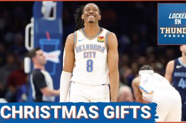 Handing out gifts to the OKC Thunder roster!