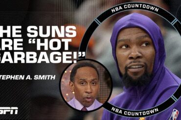 Stephen A. sounds off on the 'HOT GARBAGE' Suns 🔥🗑️ & previews Lakers vs. Celtics 🏀 | NBA Countdown