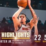Michael Porter Jr. Full Game Highlights vs. Hornets 🎥 | 12/23/23