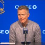 Postgame | Steve Kerr reacts to Klay, Curry lead Warriors past Trail Blazers for 5th straight win