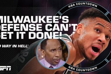 Stephen A. 🗣️ 'NO WAY IN HELL the Bucks can win with this defense!' | NBA Countdown