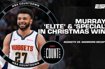 Stephen A. says Jamal Murray is 'ELITE' & ' SPECIAL' after Nuggets win over Warriors | NBA Countdown