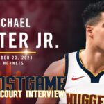Michael Porter Jr. On Court Interview vs. Hornets 🎙| 12/23/23