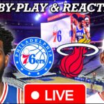 Philadelphia Sixers vs Miami Heat Live Play-By-Play & Reaction