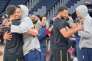 Jordan Poole shows love to Steph Curry and former Warriors teammates before first matchup