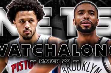 Brooklyn NETS vs Detroit PISTONS Live PLAY-BY-PLAY (NBA Season 23/24)