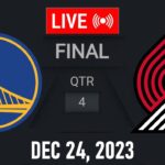 NBA LIVE! Golden State Warriors vs Portland Trail Blazers | December 24, 2023 | WARRIORS vs BLAZERS