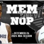 Memphis Grizzlies vs New Orleans Pelicans Full Game Highlights | Dec 26 | 2024 NBA Season