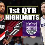 Portland Trail Blazers vs Sacramento Kings 1ST QTR Game Highlights | December 26, 2023
