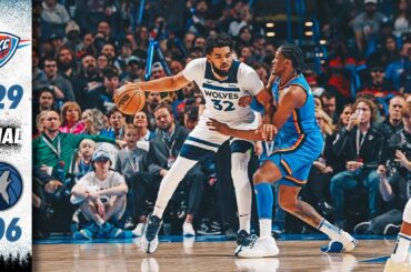 Minnesota Timberwolves Fall To Oklahoma City Thunder | 12.26.23