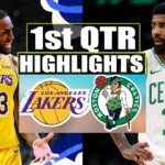 Los Angeles Lakers vs Boston Celtics 1st QTR Game Highlights | December 25, 2023