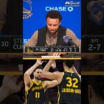 Steph Curry feels Klay Thompson “letting the game come to him” has him back in rhythm 🙌 | NBCSBA