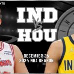 Indiana Pacers vs Houston Rockets Full Game Highlights | Dec 26 | 2024 NBA Season