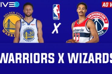 NBA AO VIVO - GOLDEN STATE WARRIORS x WASHINGTON WIZARDS l Stephen Curry em busca dos Playoffs