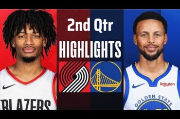 Golden State Warrior vs. Portland Trail Blazer 2nd Qtr Full Highlights| Dec. 22| NBA Highlights 2023