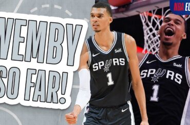 Making NBA rookie history 👑 Wembanyama's BREATHTAKING moments of the season so far!!