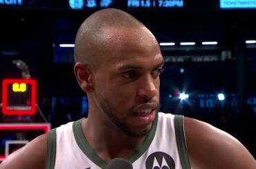 Bucks' Middleton on reaching 12,000-point milestone in win over Nets