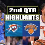Oklahoma City Thunder vs New York Knicks 2nd QTR Game Highlights | December 27, 2023