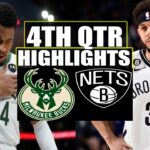 Milwaukee Bucks vs Brooklyn Nets 4TH QTR Game Highlights | December 26, 2023