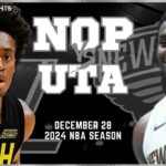 Utah Jazz vs New Orleans Pelicans Full Game Highlights | Dec 28 | 2024 NBA Season