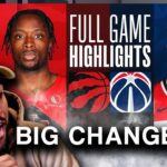 WAIT CAN THIS ACTUALLY WORK??? Washington Wizards vs Toronto Raptors Full Game Highlights REACTION