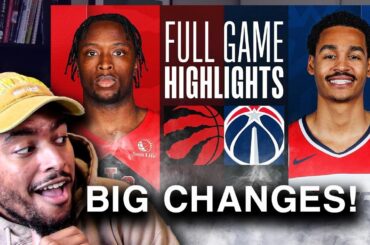 WAIT CAN THIS ACTUALLY WORK??? Washington Wizards vs Toronto Raptors Full Game Highlights REACTION