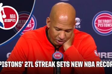 Monty Williams addresses 27th straight loss, mood in locker room | NBA on ESPN