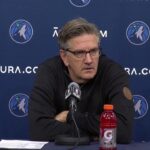 Wolves coach Finch on 'immature' offensive performance in win over Mavs