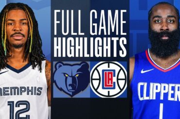 GRIZZLIES at CLIPPERS | FULL GAME HIGHLIGHTS | December 29, 2023