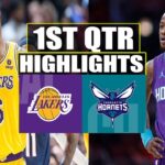 Los Angeles Lakers VS Charlotte Hornets 1ST QTR Game Highlights | December 28, 2023