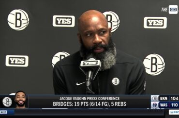 Jacque Vaughn breaks down game against Wizards