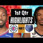 LA Clippers vs Memphis Grizzlies 1st QTR - PART 2 Highlights | Dec 29 | 2023 NBA Regular Season