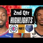 LA Clippers vs Memphis Grizzlies 2nd QTR - PART 2 Highlights | Dec 29 | 2023 NBA Regular Season