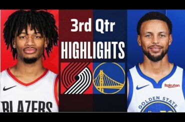 Golden State Warrior vs. Portland Trail Blazer 3rd Qtr Full Highlights| Dec. 22| NBA Highlights 2023