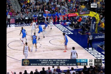 Nikola Jokic 19 points Highlights vs  Oklahoma City Thunder