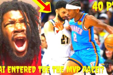 NUGGETS VS THUNDER REACTION 2023 DENVER NUGGETS VS OKLAHOMA CITY THUNDER HIGHLIGHTS REACTION 2023