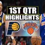 Indiana Pacers vs New York Knicks 1ST QTR Game Highlights | December 30, 2023