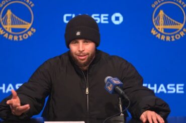 Steph Curry talks tough loss vs Mavericks, Postgame Interview 🎤