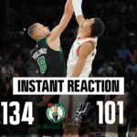 INSTANT REACTION: Celtics dominating performance in San Antonio leads to sixth straight win
