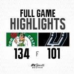 FULL GAME HIGHLIGHTS: Celtics blowout Spurs 134-101 on New Year's Eve