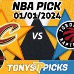 Cleveland Cavaliers vs. Toronto Raptors 1/1/2024 FREE NBA Picks and Predictions on NBA Betting Tips
